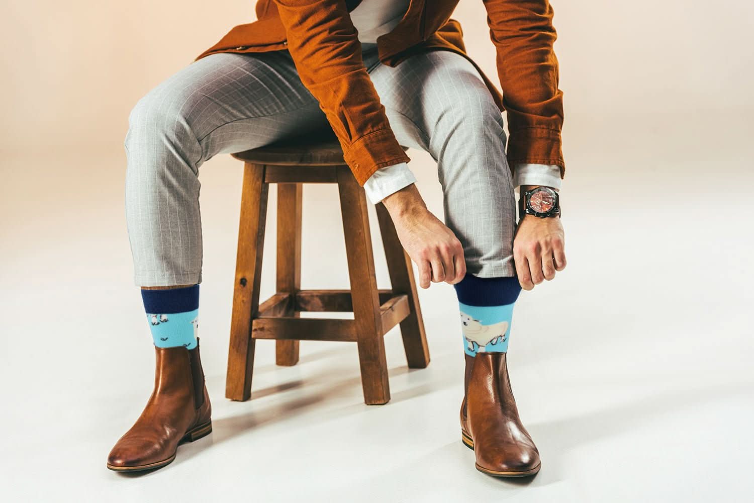 Sick Socks – Sheep – Down on the Farm Casual Dress Socks - Wear and Wander