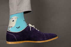 Sick Socks – Sheep – Down on the Farm Casual Dress Socks - Wear and Wander