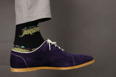 Sick Socks – Tacosaurus – Exotic Animals Casual Dress Socks - Wear and Wander