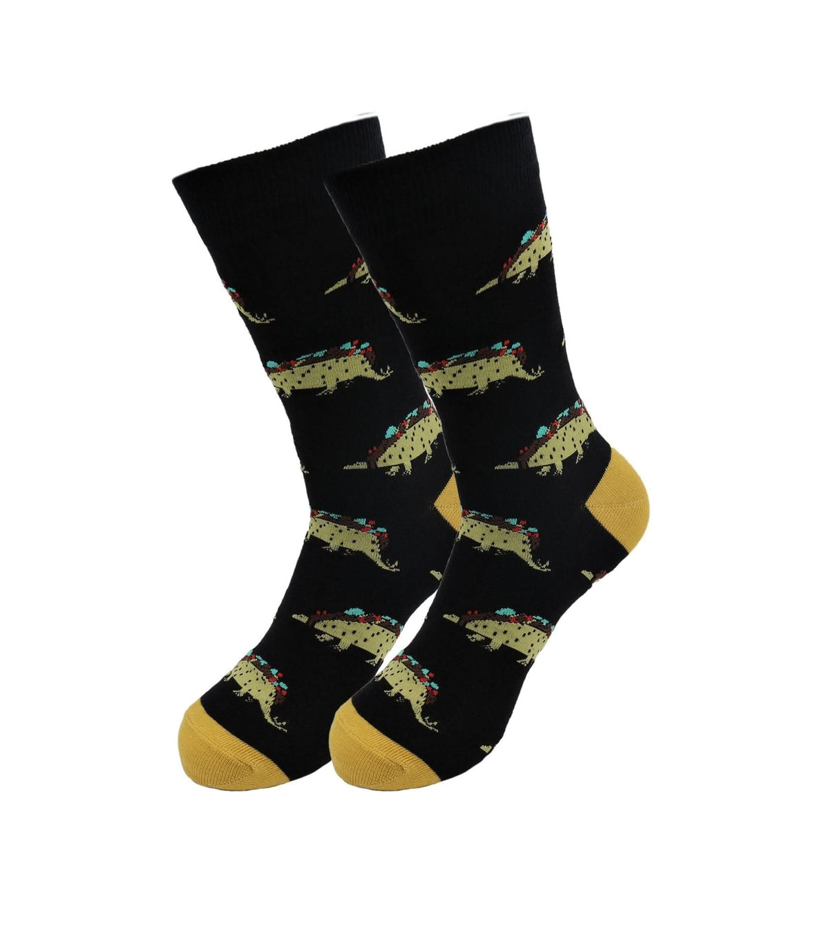 Sick Socks – Tacosaurus – Exotic Animals Casual Dress Socks - Wear and Wander