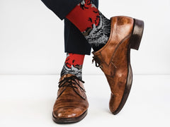 Sick Socks - Tiger (Black) – Exotic Animals Casual Dress Socks - Wear and Wander