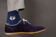 Sick Socks – Wolf Head – Exotic Animals Casual Dress Socks - Wear and Wander
