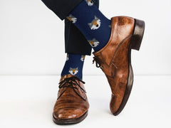 Sick Socks – Wolf Head – Exotic Animals Casual Dress Socks - Wear and Wander