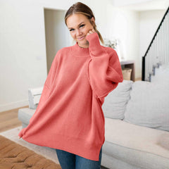 Side Slit Oversized Sweater - Wear and Wander