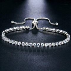 Simple Tennis Bracelet - Wear and Wander