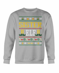 Sister Elf Christmas Sweatshirt - Wear and Wander