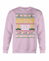 Sister Elf Christmas Sweatshirt - Wear and Wander