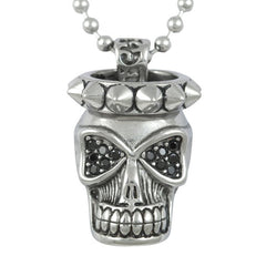 Skull and Spikes Necklace - Wear and Wander