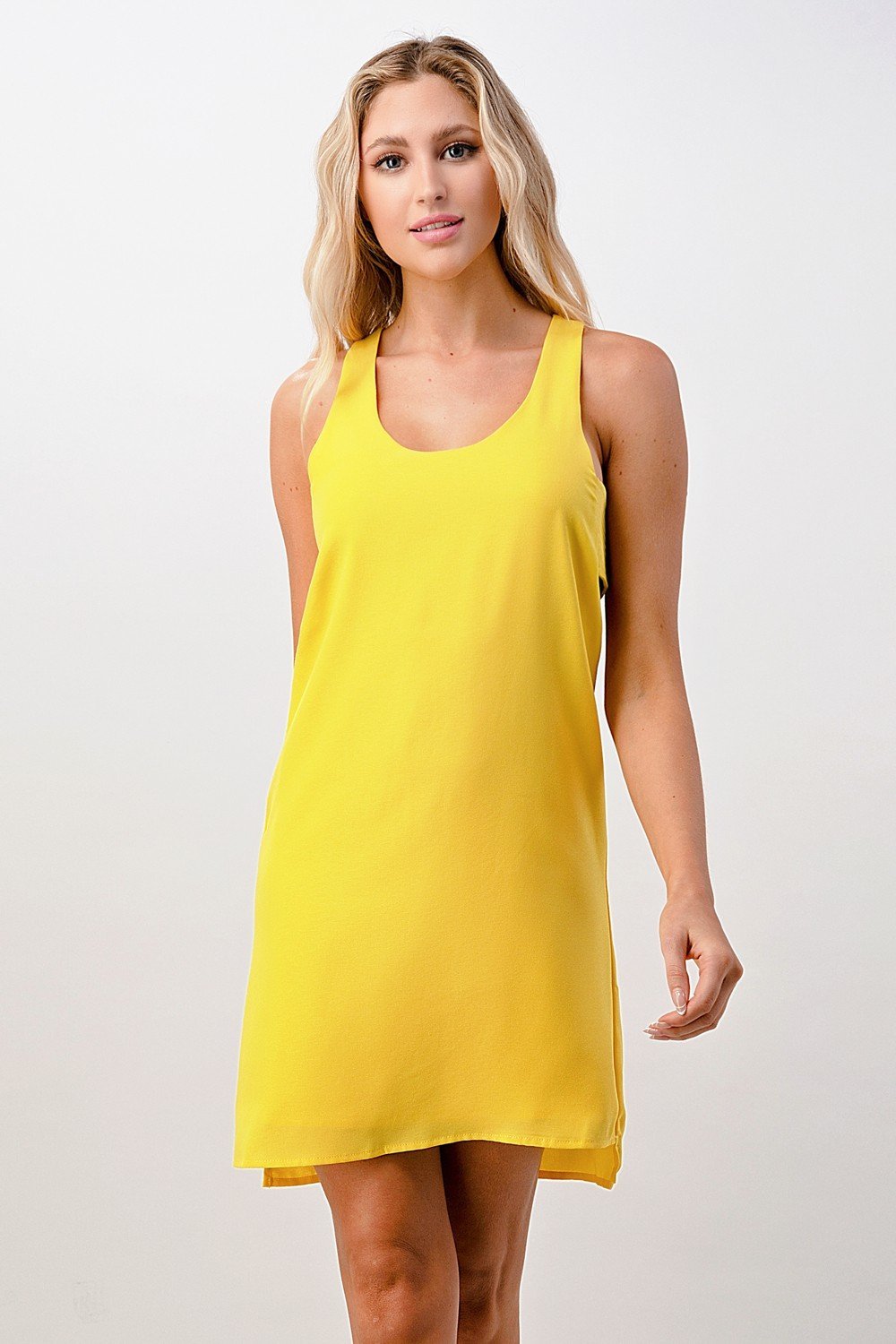 Sleeveless Racerback Shift Dress - Wear and Wander