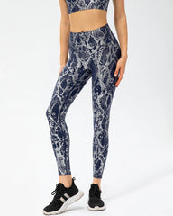 Snake Print High - Waisted Sculpting Leggings - Wear n Wander