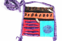 Spiral Cross Body Patchwork Passport Bag - Wear and Wander