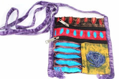 Spiral Cross Body Patchwork Passport Bag - Wear and Wander