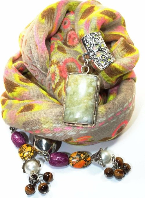 Springtime Headliner Pendant Scarf - Wear and Wander