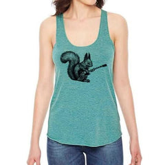 Squirrel Playing Guitar Racerback - Wear and Wander