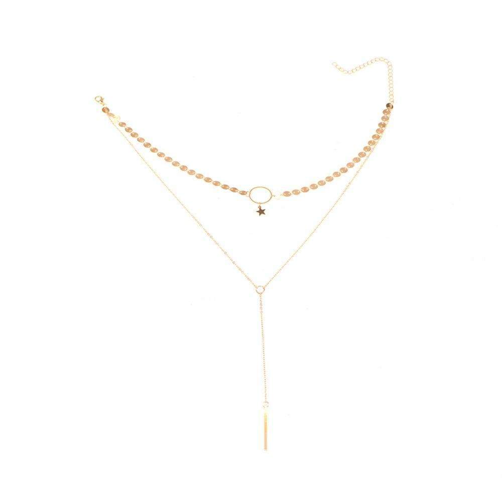 Star Choker Lariat Necklace - Wear and Wander