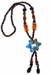 Star Pendant Gypsy Style Shimmer Necklace - Wear and Wander