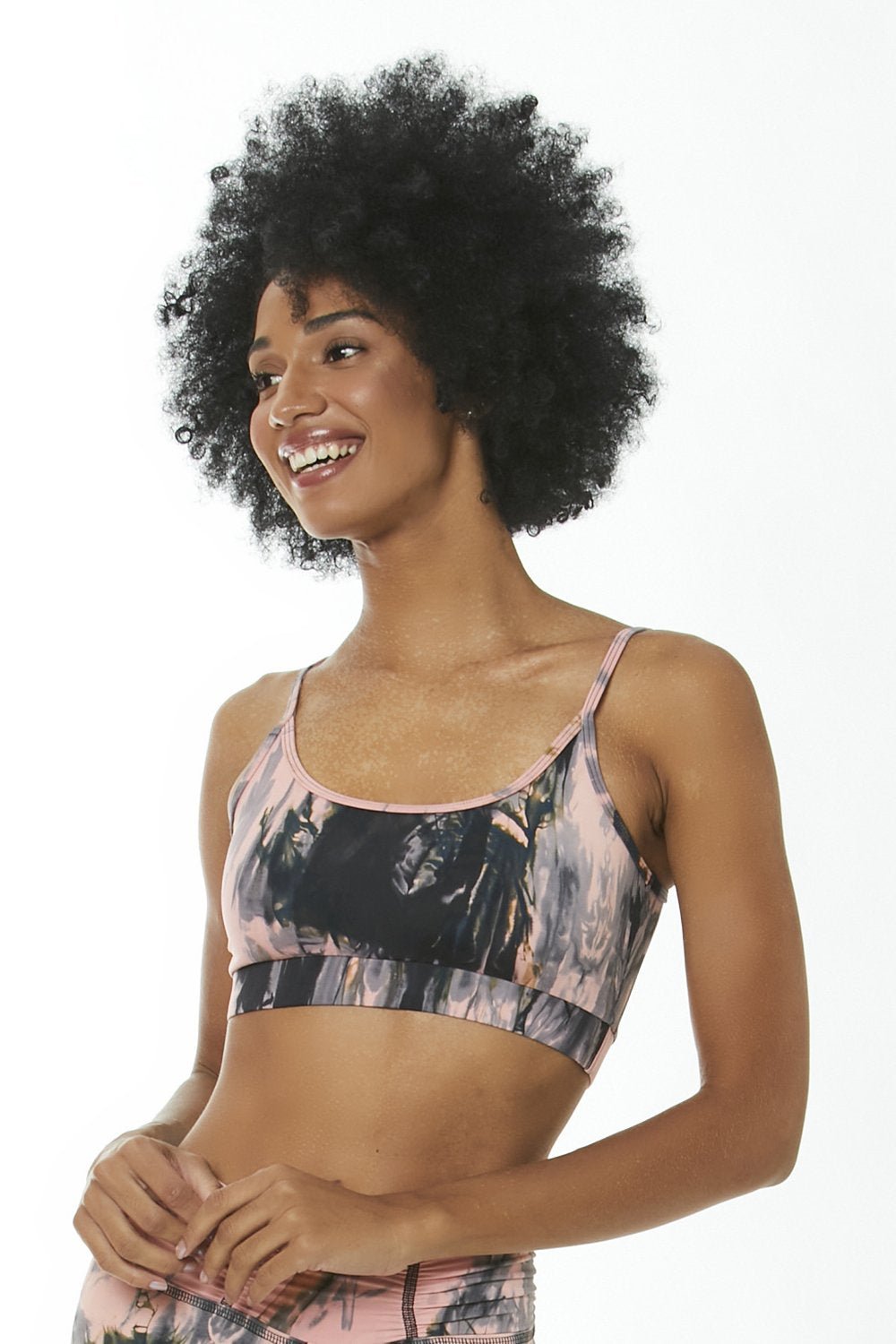 STORM TIE DYE SPORTS BRA - Wear and Wander