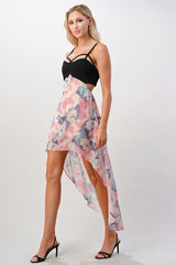 Strappy Bodice Tie - Dye High - Low Dress - Wear and Wander