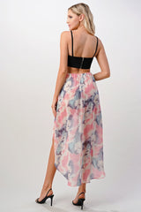 Strappy Bodice Tie - Dye High - Low Dress - Wear and Wander