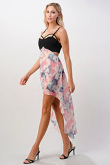 Strappy Bodice Tie - Dye High - Low Dress - Wear and Wander