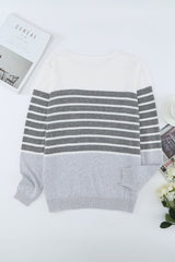 Striped Colorblock Sweater - Wear and Wander