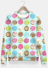 Sweet donuts Fitted Waist Sweater Women - Wear and Wander