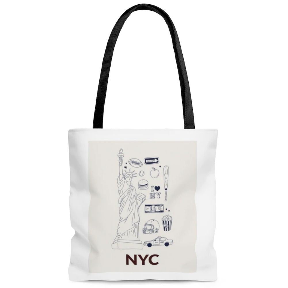 Symbols of NYC Everyday Tote Bag Medium - Wear n Wander