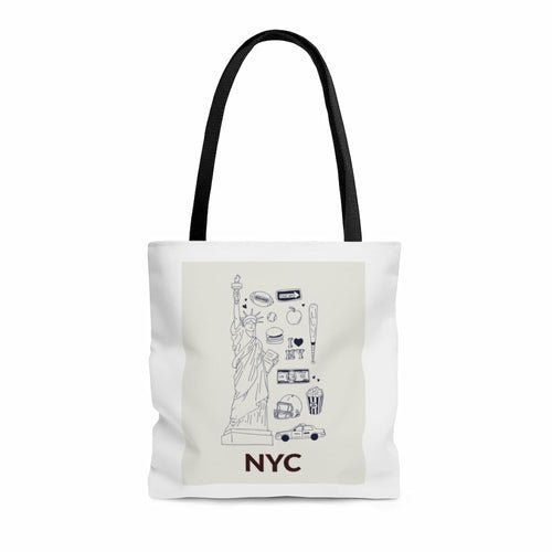 Symbols of NYC Everyday Tote Bag Medium - Wear n Wander