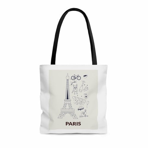 Symbols of PARIS Everyday Tote Bag Medium - Wear n Wander