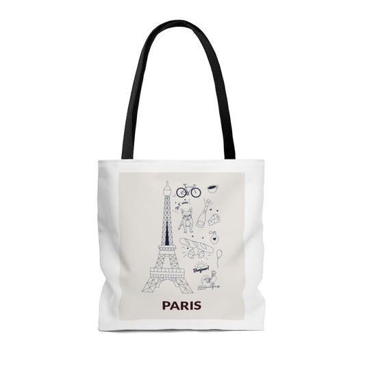 Symbols of PARIS Everyday Tote Bag Medium - Wear n Wander