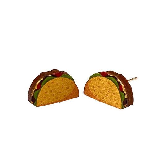 Taco Stud Earrings 3096 - Wear and Wander