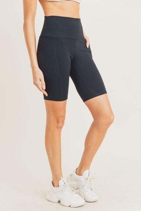 Tapered Band Essential Bermuda Highwaist Leggings - Wear and Wander