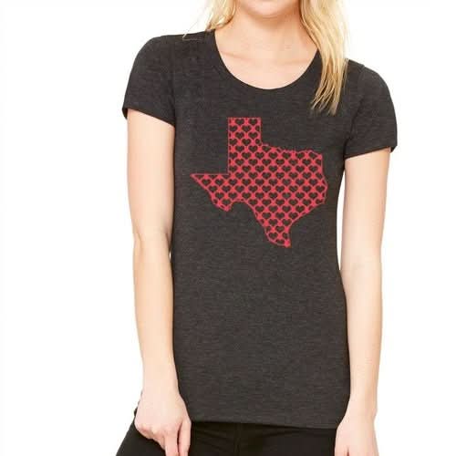 Texas hearts - women's - Wear and Wander