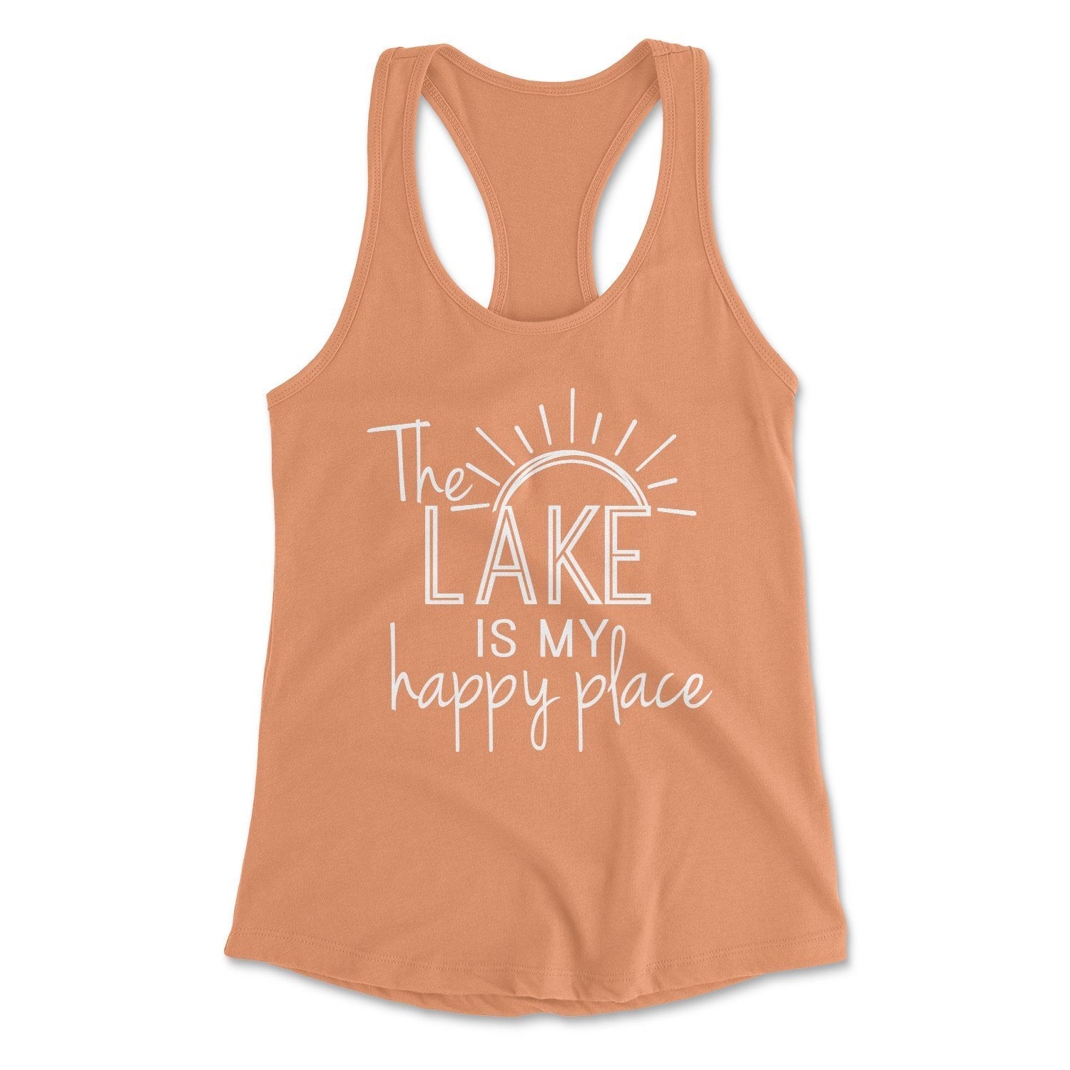 The Lake Is My Happy Place Tank - Wear and Wander