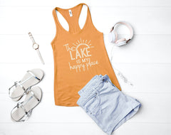 The Lake Is My Happy Place Tank - Wear and Wander