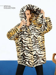 Tiger Print Puffer - Wear and Wander