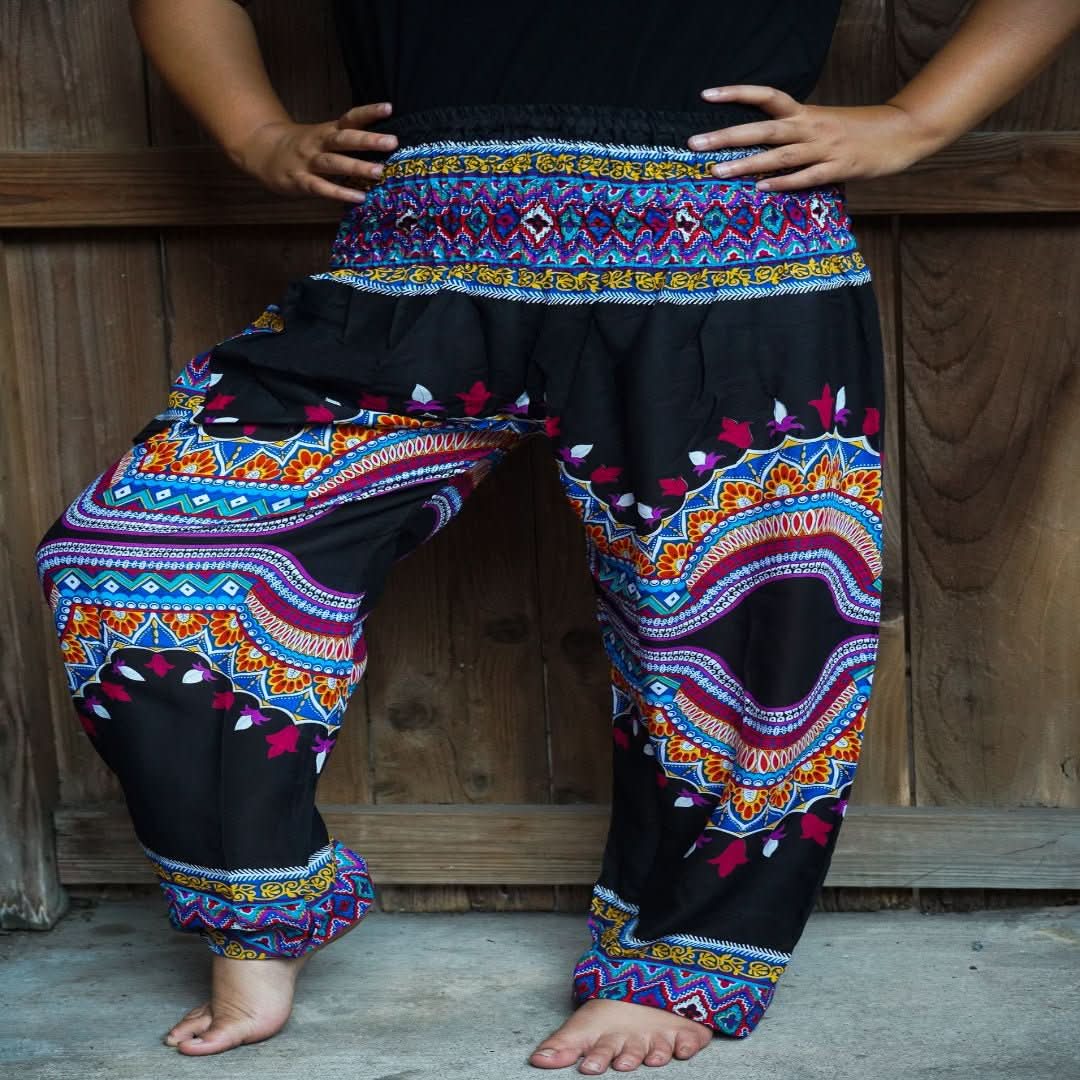 Tribal Harem Pants, Hippie Pants, Boho Pants, Festival Pants - Wear and Wander
