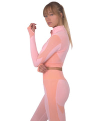 Trois Seamless Sports Jacket - Pink - Wear and Wander