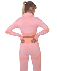 Trois Seamless Sports Jacket - Pink - Wear and Wander