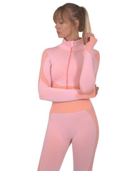 Trois Seamless Sports Jacket - Pink - Wear and Wander