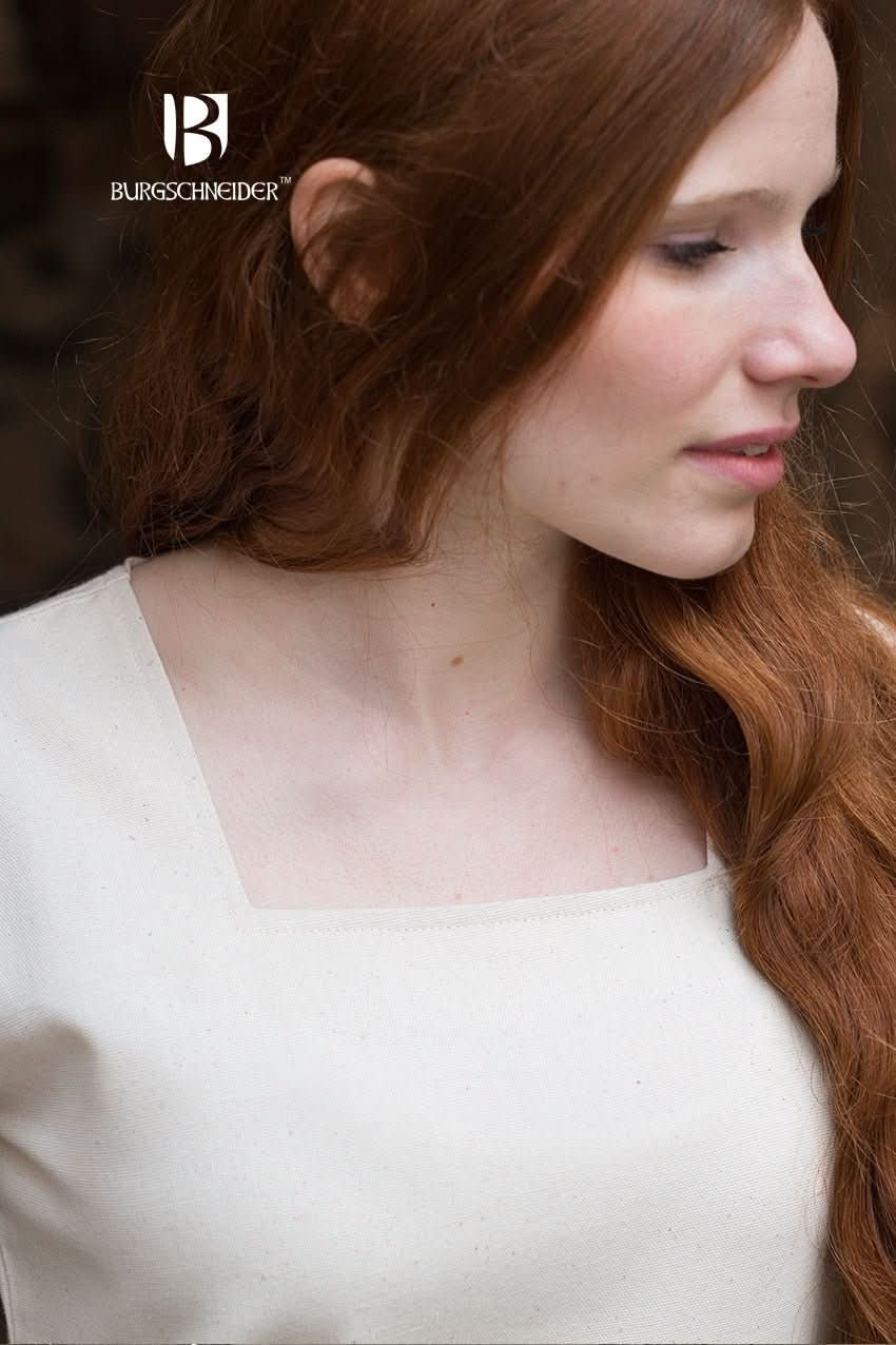 Trumpet Sleeve Under Dress Klara Natural - Wear and Wander