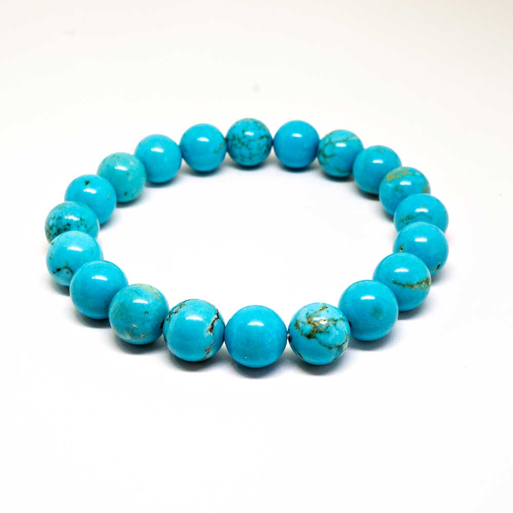 Turquoise Stone Beaded Bracelet - Wear and Wander