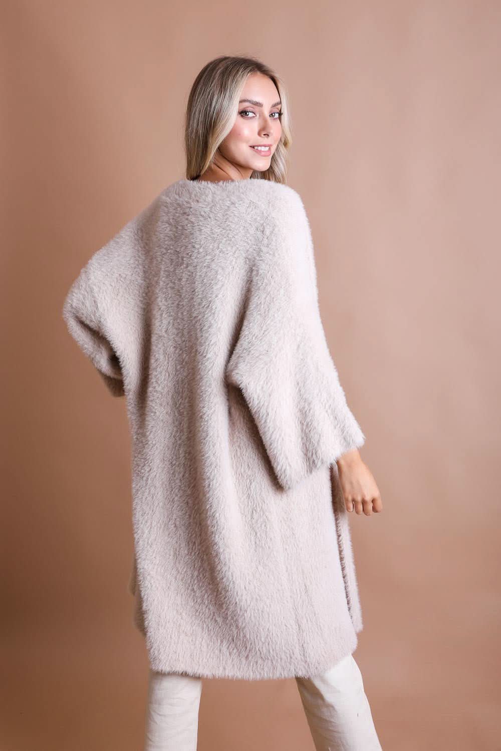 Ultra - Soft Luxe Mohair Knit Cardigan - Wear and Wander