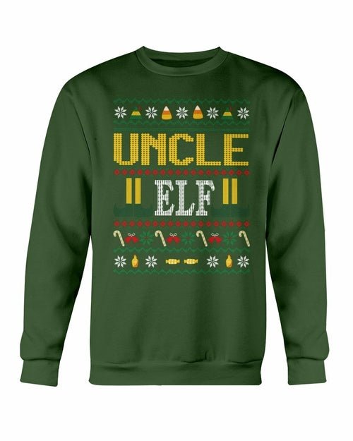 Uncle Elf Christmas Sweatshirt - Wear and Wander