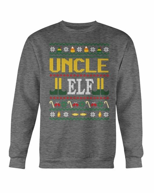 Uncle Elf Christmas Sweatshirt - Wear and Wander