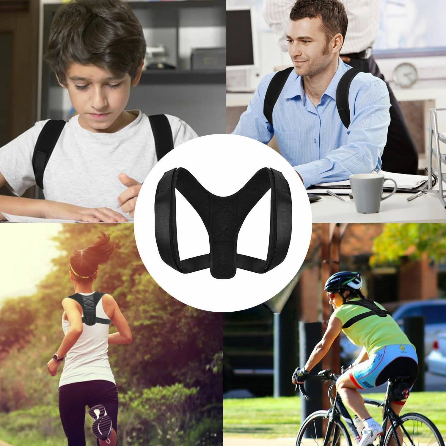 Unisex Adjustable Back Posture Corrector - Wear and Wander