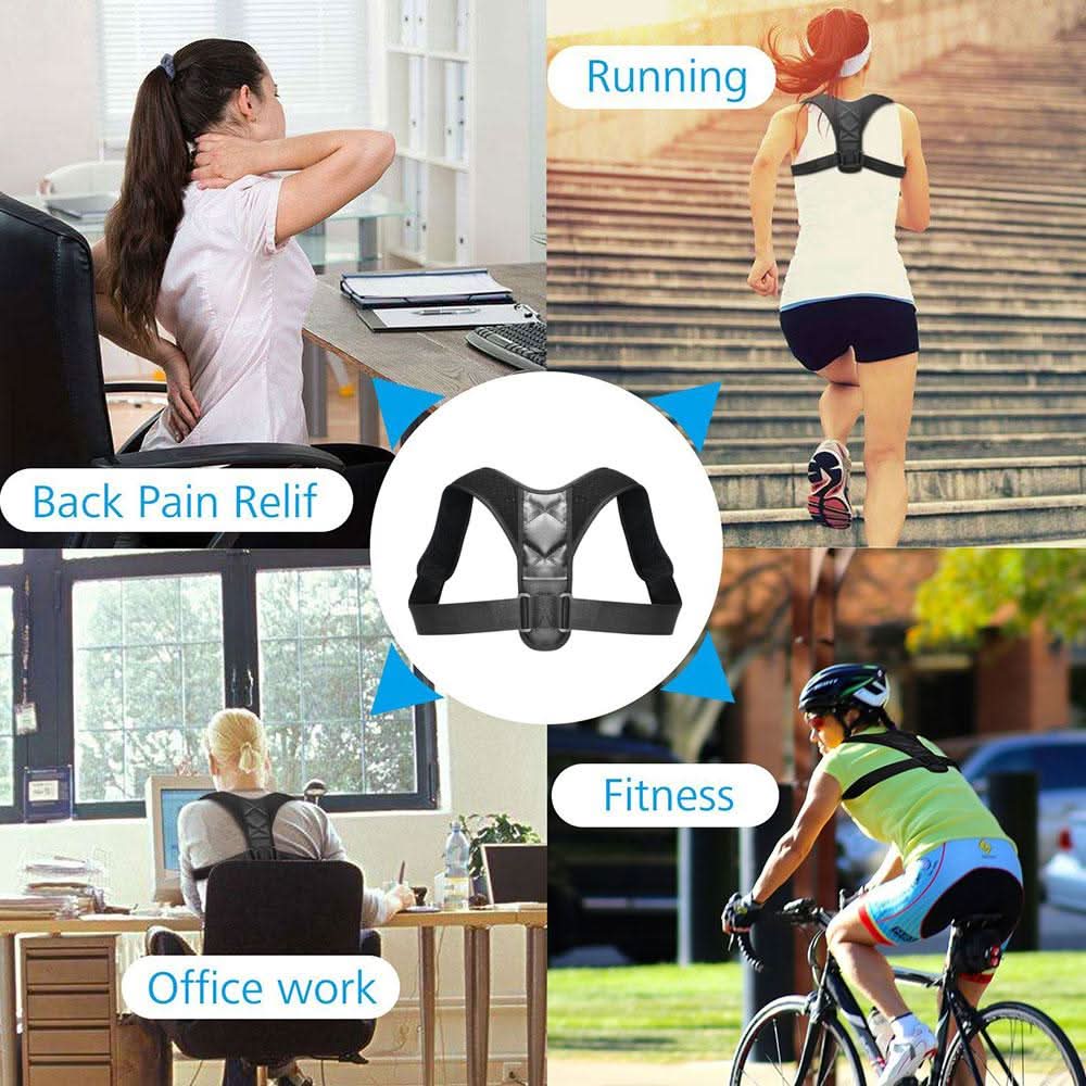 Unisex Adjustable Back Posture Corrector - Wear and Wander