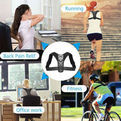 Unisex Adjustable Back Posture Corrector - Wear and Wander