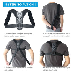 Unisex Adjustable Back Posture Corrector - Wear and Wander