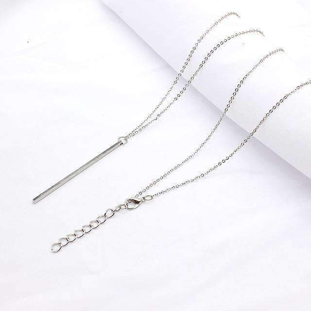 Vertical Bar Necklace - Wear and Wander